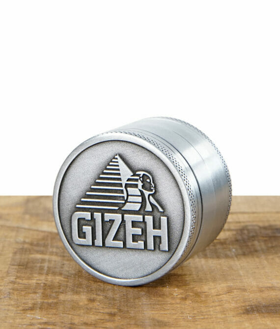 GIZEH Grinder Metall mit 50mm Durchmesser in Silber