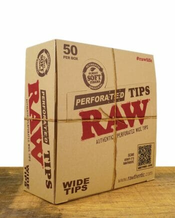 RAW-Wide-PERFORATED-Tips-50-Box