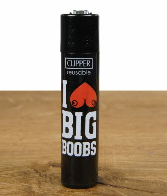 Clipper Feuerzeug i love big boobs