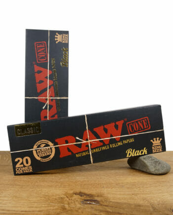 Raw Black Cones King Size im 20er Pack