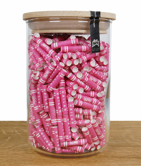 kailar Aktivkohlefilter in Pink im 500er Glas
