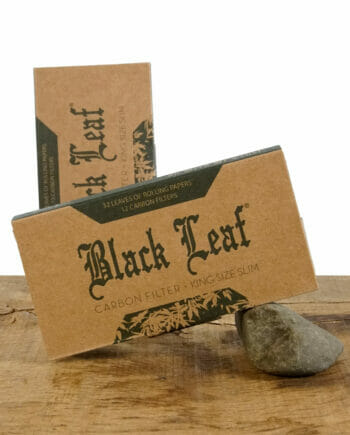Black Leaf Paper mit 12 Aktivkohlefilter in einem Booklet