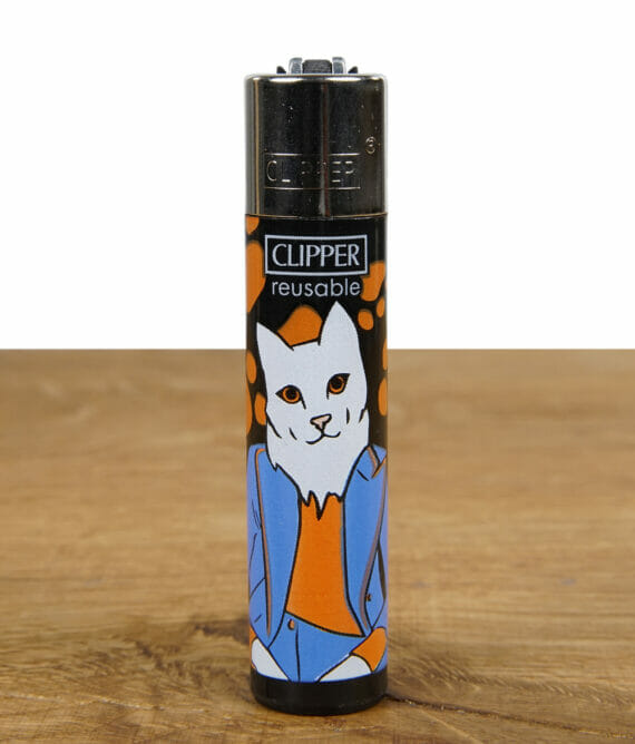 Clipper Feuerzeug Animal Humans Katze