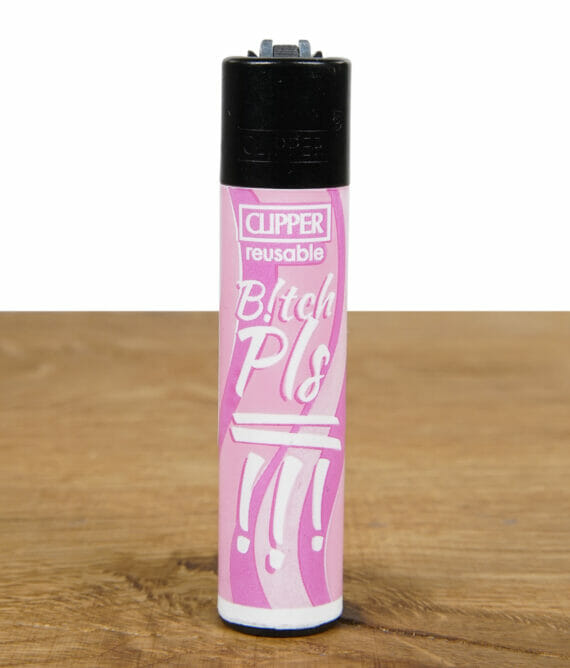 Clipper Feuerzeug Pink Power Bitch pls