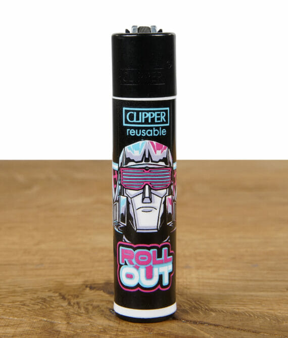 Clipper Feuerzeug Retro Wave Roll Out