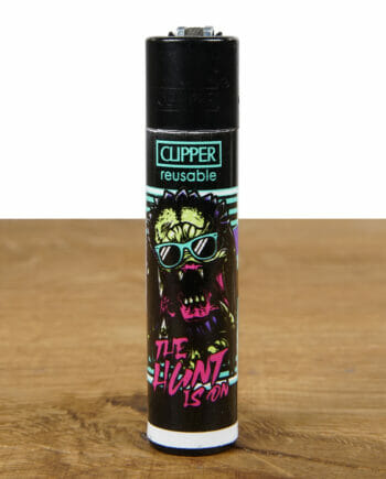Clipper Feuerzeug Retro Wave The Hunt is on