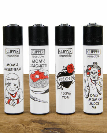 Clipper Feuerzeug Serie Moms im 4er Set