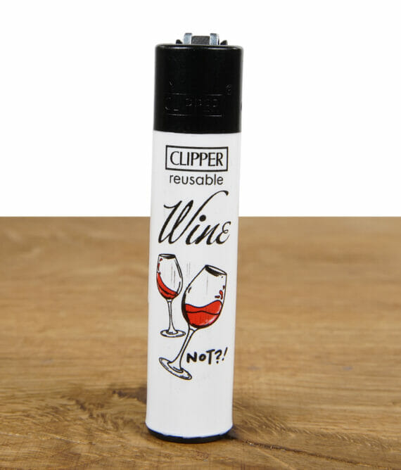 Clipper Feuerzeug Vino Wine not