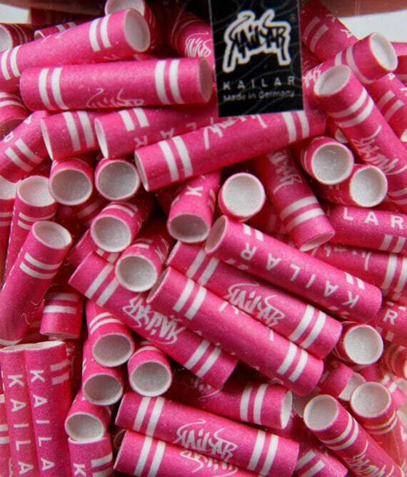kailar Aktivkohlefilter in Pink im 500er Glas von nahem