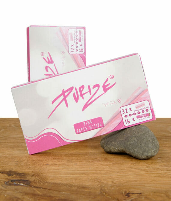 PURIZE Papes and Tips in Pink King Size Slim