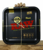 RAW Black Rolling Tray Square Small