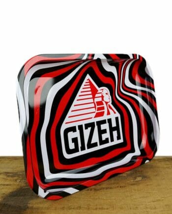 GIZEH Rolling Tray mit klassischem GIZE Logo Small