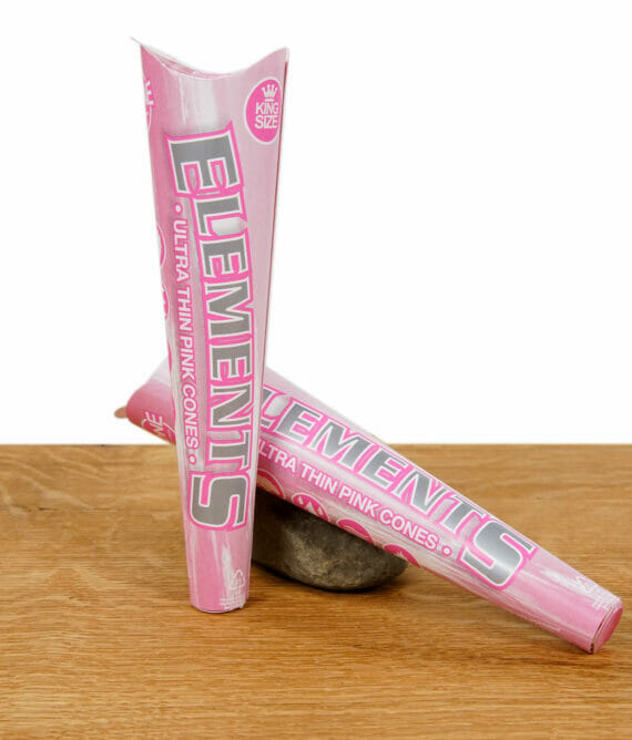 Elements Pink Cones im King Size Format, 3 Cones pro Packung