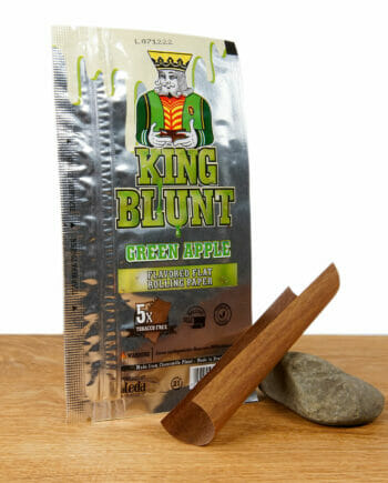 5 Hemp Wraps von King Blunt mit Green Apple Aroma