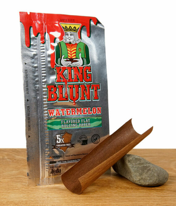 5 Hemp Wraps von King Blunt mit Wassermelonen Aroma
