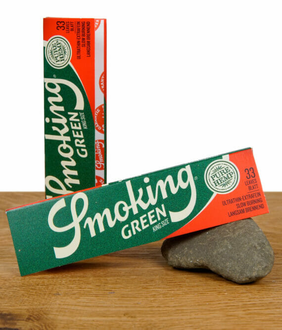 Smoking Green Paper King Size