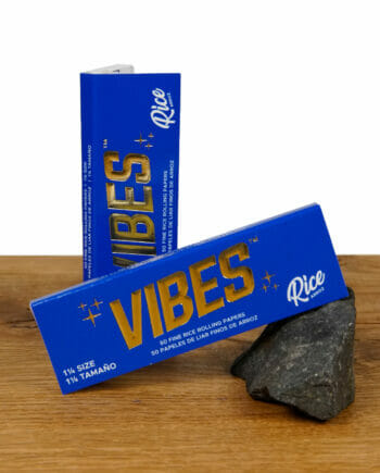 Vibes Rice Papers 1 1/4 Size in blau
