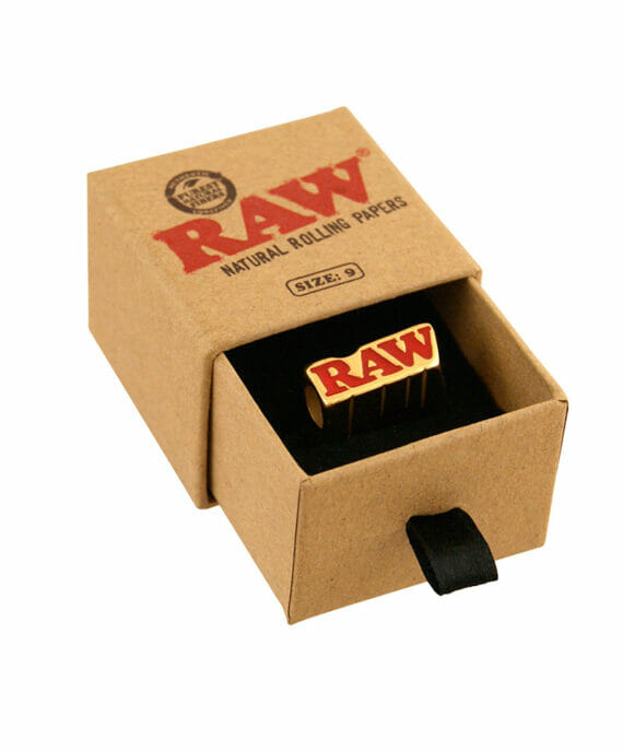 RAW Smoking Gold Ring Verpackung