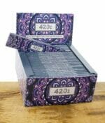 420z Papers King Size Ultra Thin Grape Sparkle 50er Box