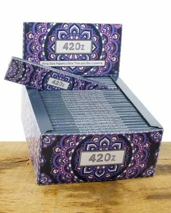420z Papers King Size Ultra Thin Grape Sparkle 50er Box