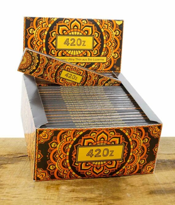 420z Papers King Size Ultra Thin Pumpkin Sunlight 50er Box