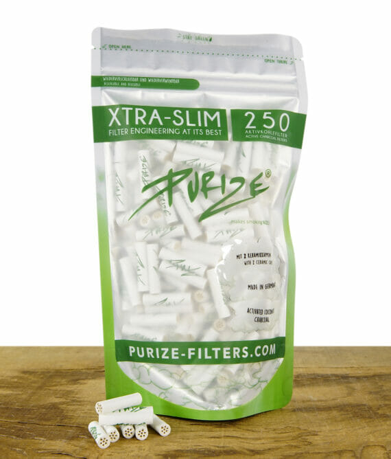 Purize Aktivkohlefilter Xtra Slim Weiss 250 Filter