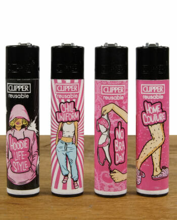 Clipper Feuerzeug Serie Cozy im 4er Set