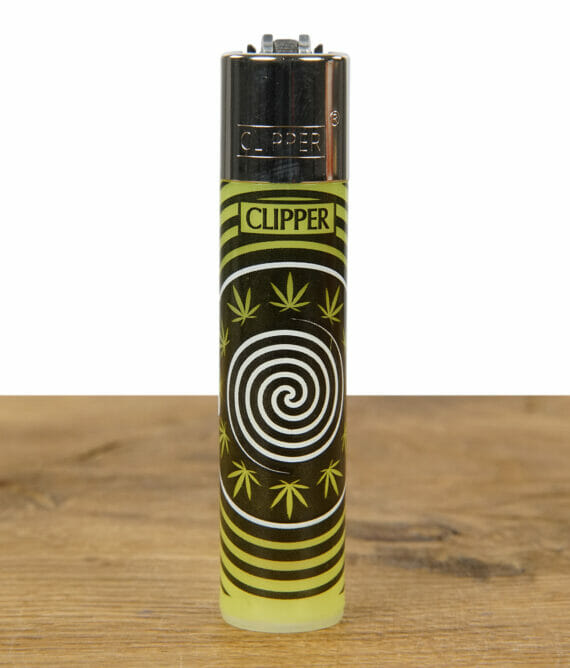 Clipper Feuerzeug mit Weed Muster