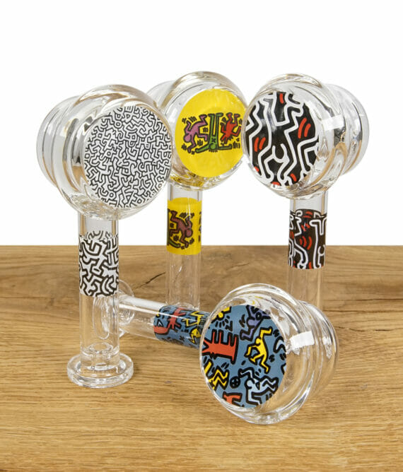 K. Haring Spoon Pipe Handpfeife in verschiedenen Farben