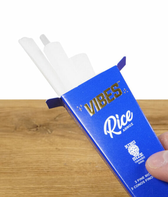 Vibes Rice Cones King Size 3er Pack geöffnet