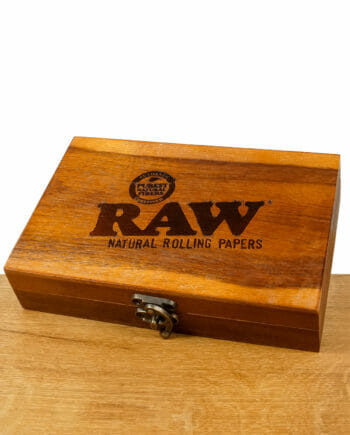 RAW Domino Set Holzbox mit RAW Aufdruck