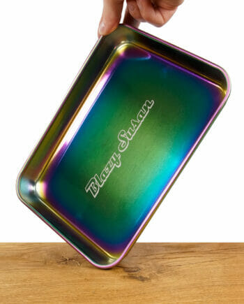 Blazy Susan Rolling Tablett in Metallic Optik
