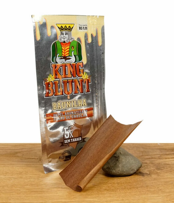 King Blunt braunes Zigarrenumblatt Vanille Geschmack