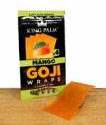 King Palm Goji Wraps Mango mit Blättchen