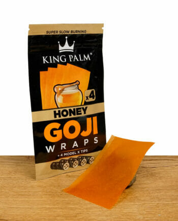 King Palm Goji Wraps Honig mit Blättchen