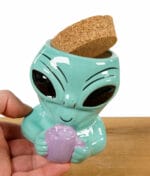 Keramik Novelty Stash Jar Alien