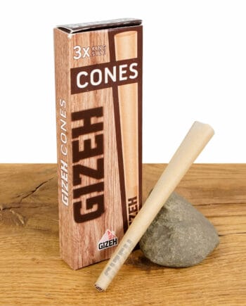 GIZEH Brown Cones King Size + Tips