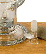 Black Leaf Perkolatorbong mit Diffusor mit Köpfchen in der Nahaufnahme