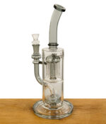 Black Leaf Perkolatorbong mit Diffusor in Grau