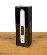 Black Leaf Hot Knife LED mit Thermometer in Weiß in Originalverpackung mit Sichtfenster auf Holzuntergrund