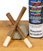 Cyclones Wolverine Blunt Cones mit extra langsamer Brenndauer auf Holztisch