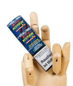 Cyclones XtraSlo Blunts Wolverine mit blauer Verpackung in Holzhand