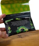 Schrift in der Packung der Tütenfutter Green Packung.