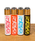 Clipper Feuerzeug Retro 4er Set