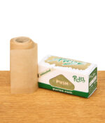 Zwei Purize Brown Rolls Packungen, eine offen mit entfalteter Paperrolle