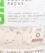 Feuchtigkeitsregulierer von Integra mit Verbraucher Hinweisen und Werbetext.
