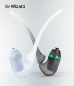 Zwei Vaporizer nebeneinander mit Wizard Glas für den Puffco New Proxy Verdampfer