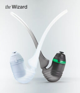Zwei Vaporizer nebeneinander mit Wizard Glas für den Puffco New Proxy Verdampfer