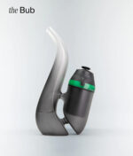 Schwarzer Vaporizer "The New Proxy" von Puffco mit schwarzem Bubbler Glas
