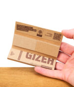Gizeh King Size Slim ungebleichte Papers-Packung mit Tips